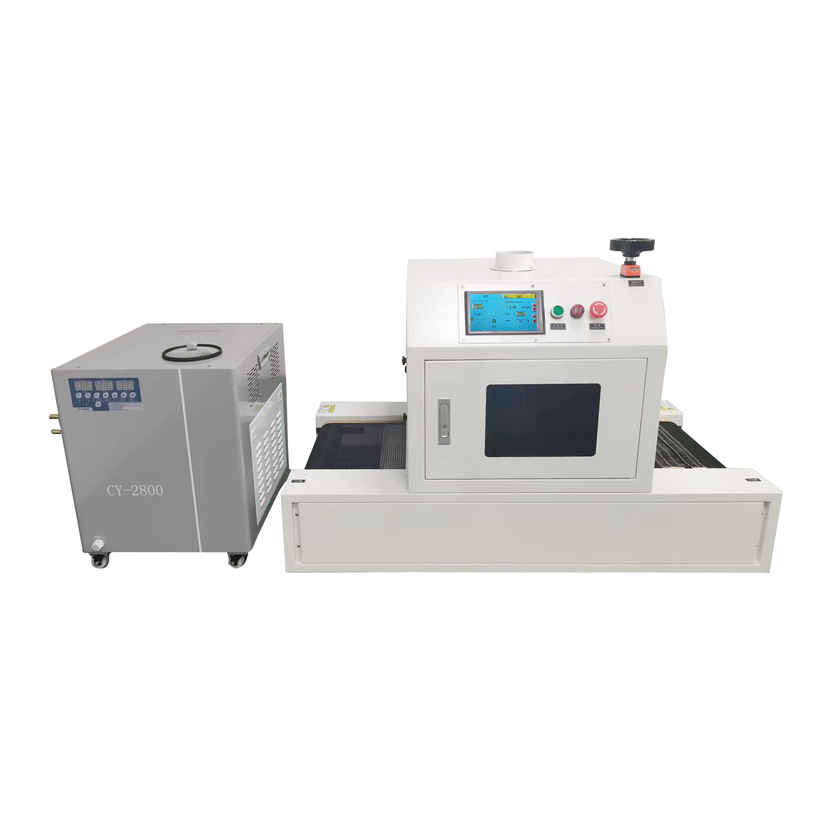 40025uv curing machine multi-side irradiation high power ultraviolet tunnel oven desktop uvled light curing machine customised