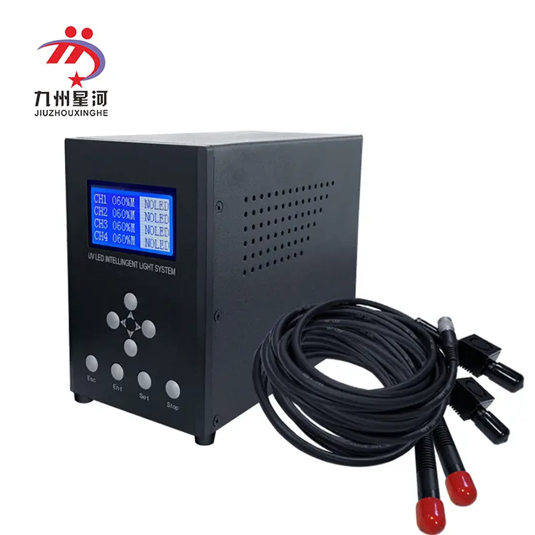 JIUZHOU XINGHE UVLED point light source curing lamp UV paint ink curing machine handheld curing lamp factory direct sale